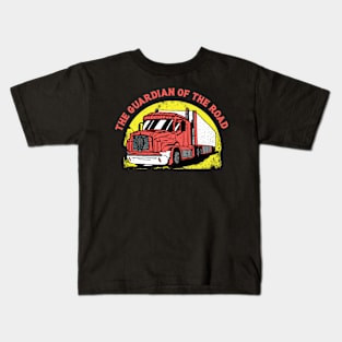 Funny Trucker Truck Driver Big Rig Semi 18 Wheeler Trucking Kids T-Shirt